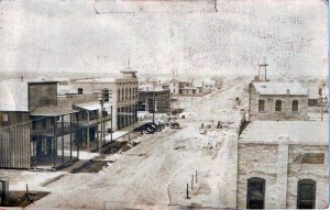 Williams Building front shown on the right, early 1900s